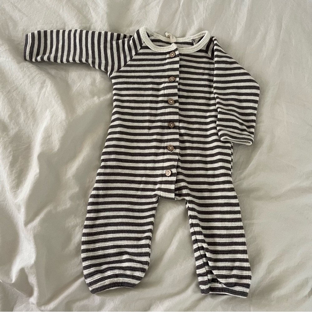 Quincy Mae striped romper